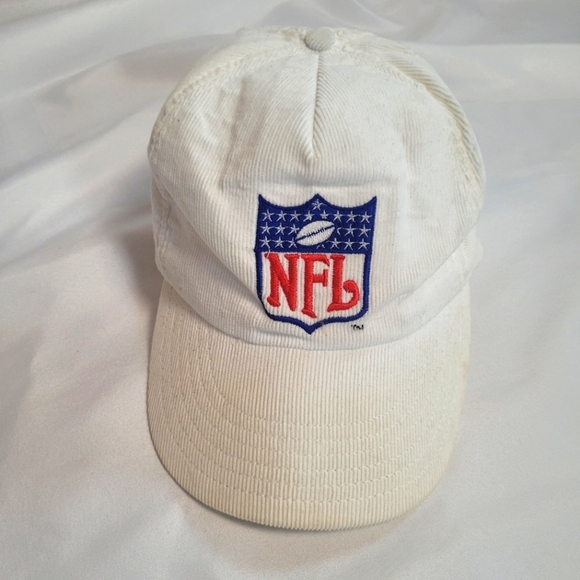 NFL Officially Licensed VTG White Corduroy Snapback Hat Seagrams Coolers - Picture 1 of 11